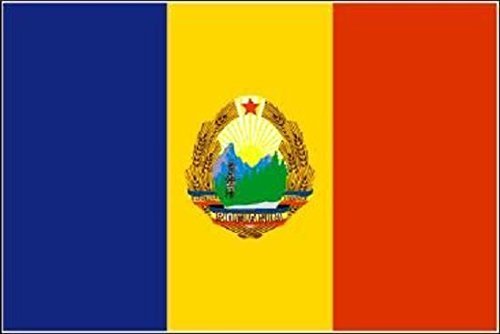 U24 Motorradflagge Volksrepublik Rumänien Fahne Flagge 20 x 30 cm von U24