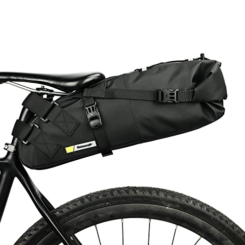 UBORSE Fahrrad Satteltasche 10L Fahrradsitz Tasche Wasserdicht Fahrradtasche Sattel für Mountainbike Rennrad Aufbewahrungstasche Reisetasche Radzubehör Reisen Camping von UBORSE