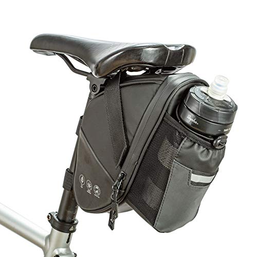 UBORSE Fahrrad Satteltasche Gepäckträger Wasserdicht Fahrrad-satteltasche mit Flaschenhalter Fahrradtaschen Sattel für Mountainbike Rennrad Werkzeugtasche Fahrradzubehör 1.5L von UBORSE