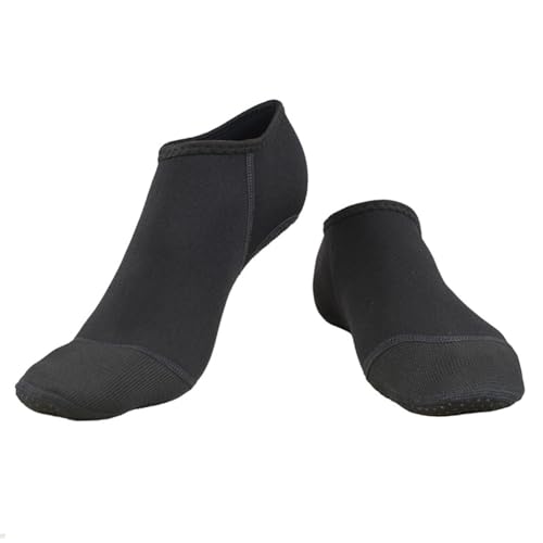 UCK-KIT 3mm Neopren Socken rutschfeste Wärme Tauchen Socken Für Männer Frauen Neoprenanzug Socken Für Tauchen Schnorcheln Schwimmen Surfen Segeln,Schwarz,S von UCK-KIT