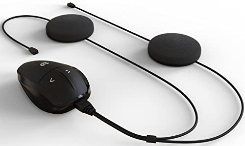 UClear Unisex – Erwachsene AMP Go 4 Helmkommunikationssystem, Schwarz, Einheitsgröße von UCLEAR Digital