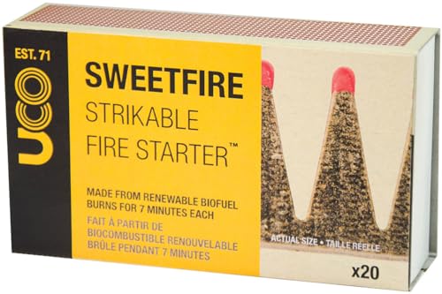 UCO Anzünder SweetFire - Feuerstarter/Grillanzünder/Streichhölzer von UCO