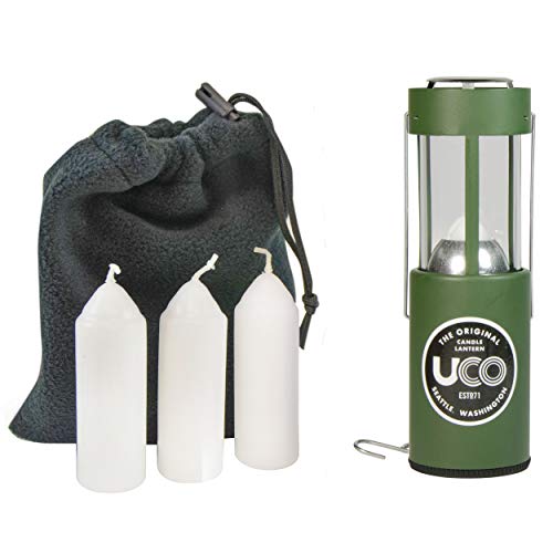 UCO Unisex-Erwachsene Kerzenlaterne, Vorteilspack, grün, Einheitsgröße von UCO