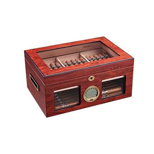 UCSUSA GagalU Feuchtigkeitsspendende Box aus Zedernholz für Zigarren, Humidor-Schrank, großes Fassungsvermögen, passend für 100 doppelschichtige Zigarren-Humidor-Holzboxen von UCSUSA