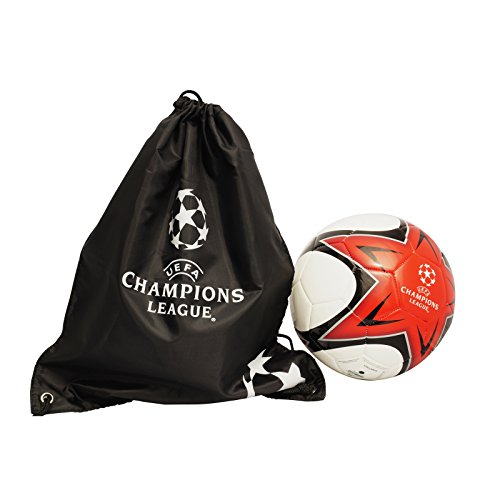 UEFA Champions Leage Turnbeutel mit CL Logo Motiv - in schwarz von UEFA Champions League
