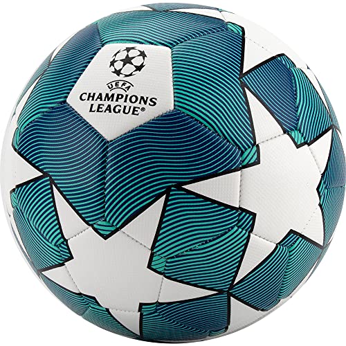 UEFA Champions League Fußball Ball ** Premium ** Weiss/blau Gr. 5 von UEFA Champions League