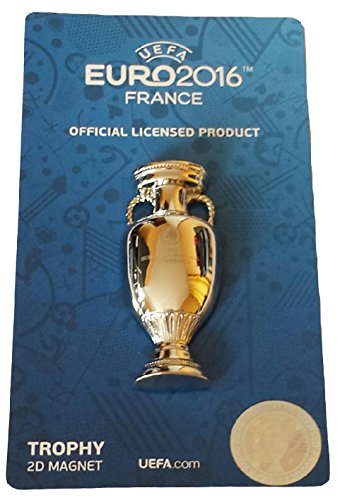 Magnet 2D Nachbildung TROFEO Euro 2016 Fußballnationalmannschaft Frankreich – Offizielle Kollektion von UEFA EURO 2016