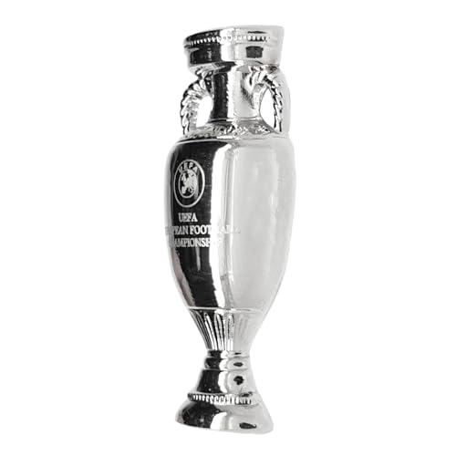 UEFA AMBALLCOM | Miniaturreplik Euro 2024 Logos - Pin | 2D | 30mm Höhe | Papierkarte | Geschenk für Fußballfans von UEFA