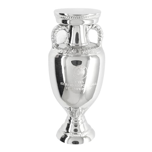 UEFA AmBallCom | Euro 2024 Deutschland Replic Trophäe | Verschiedene Größen | Geschenkverpackung | 3D | Zamak | Geschenk für den Fußballfan (45mm) von UEFA