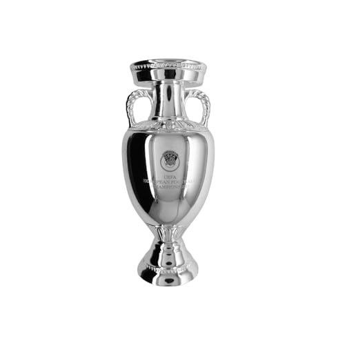 UEFA AmBallCom | Euro 2024 Deutschland Replic Trophäe | Verschiedene Größen | Geschenkverpackung | 3D | Zamak | Geschenk für den Fußballfan (150mm) von UEFA
