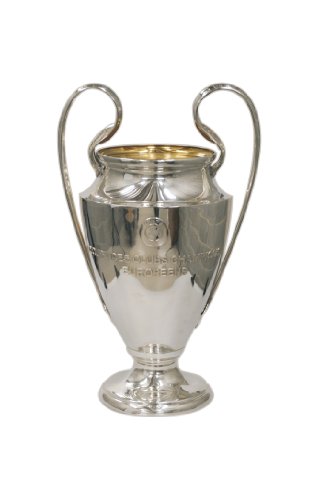 UEFA Pokalreplika CL 45 mm- Freistehend, silber, UEFA-CL-45, von UEFA