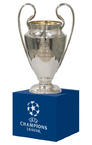 UEFA Pokalreplika CL 70 mm Auf Holzpodest, Silber, 70mm von UEFA