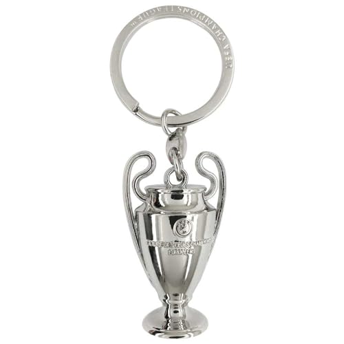 UEFA Pokalreplika CL Pokal-Schlüsselanhänger 3d, silber, UEFA-CL-SA, von UEFA