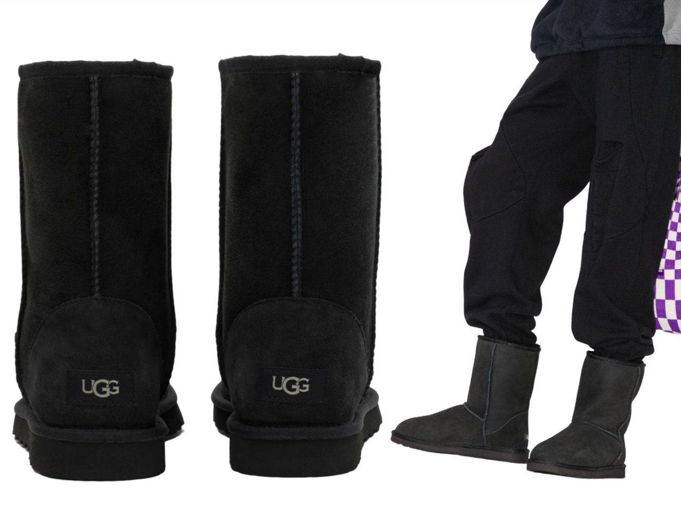 UGG UGG Boots Classic Short Men's Shearling Suede Stiefel Schuhe Shoes Bla Sneaker von UGG