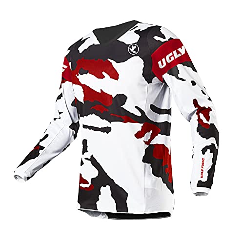 UGLY FROG Herren Besonderes Cooles Design Downhill Jersey/Jacken, MTB Männer T-Shirt,Mountainbike/Motocross-Trikot, Enduro/Offroad/Quad Cross Kleidung von UGLY FROG