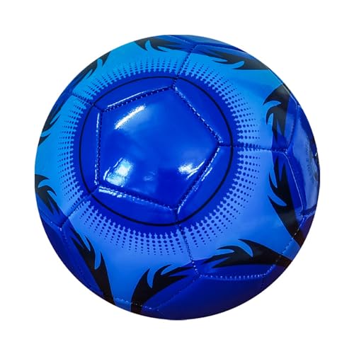 UIKEEYUIS Professioneller Fußball der Größe 5. Hervorragende Elastizität für das Spiel. Professionelle Fußball Fußbälle, Blau von UIKEEYUIS