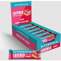 Layered Protein Bar - 12 x 60g - Erdbeere von MyProtein