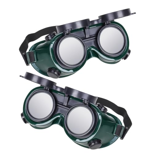 UKCOCO 2St kratzfeste Schutzbrille Schweißbrillen aus einstellbare weingläser schnapsgläser rutschfeste Schutzbrille Schutzbrillen für Männer anti Nebel Mann von UKCOCO