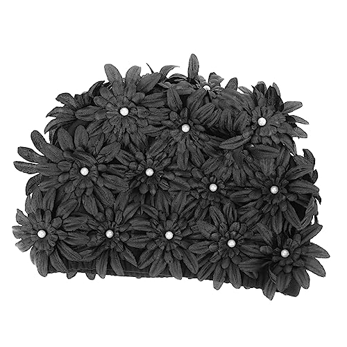 UKCOCO wasserdichte Blumen Schwimmkappe für Damen mit Langem Haar Elastische Flexible Badekappe Schützende Bademütze für Erwachsene Komfortabel Leicht Geeignet für Pool und Bad von UKCOCO