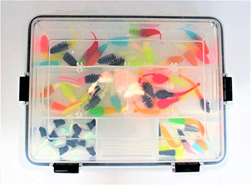 Trout Jara- Starter Set/Boxen mit Gummiködern zum Sparpreis/L- mit verschiedenen Aromen / 66 Köder Plus Box von UL- Boxen Starterset