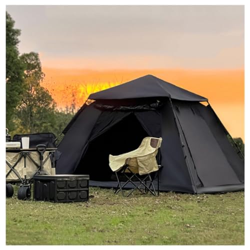 Pop Up Zelt, 5000 mm Wasserdicht,Insektensicher,Sonnensicher Zelt Ultraleicht Ventilationssystem,Wetterfest 4 Personen Zelt für Camping,Wandern,Bergsteigen (4 Personen) von ULPYO