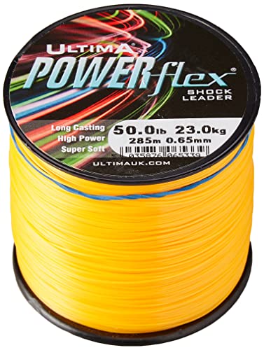 ULTIMA Powerflex Hohe Festigkeit Schlagschnur 115gr Spule, Feuerorange, 0.65mm-50.0lb/23.0kg von Ultima