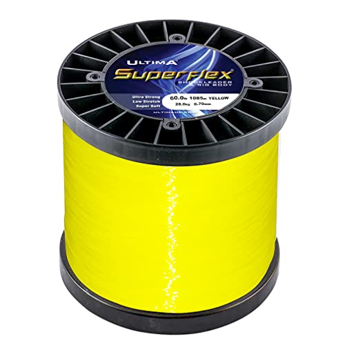 Ultima Superflex Shock Leader, Gelb, 50.0lb/22.6kg von Ultima