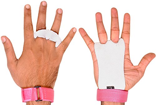 ULTRA FITNESS Palm Saver, Scar Leather, Gymnastics, Pull-Ups, Crossfit, Strength Training, Boxing, Weightlifting calluses, Rose, M von ULTRA FITNESS