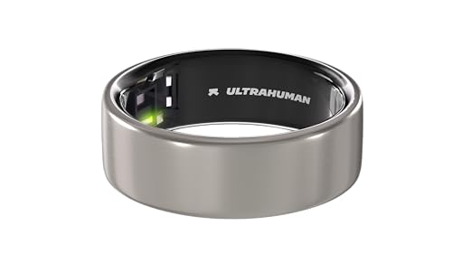 ULTRAHUMAN Ring AIR - Kein App-Abonnement - Smart Ring - Size First mit Größenkit - Verfolgen Sie Schlaf, Workouts, Herzfrequenz, HRV - Bis zu 6 Tage Akkulaufzeit (Größe 14) von ULTRAHUMAN