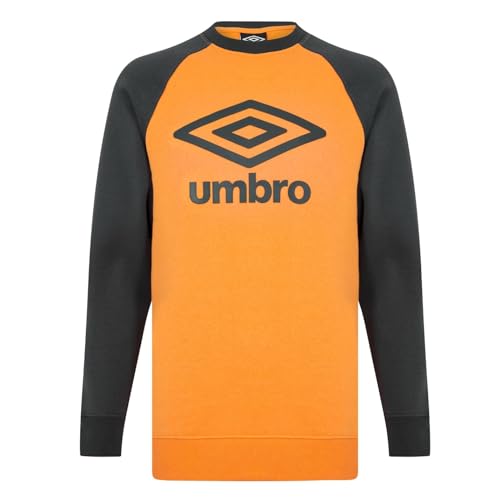 Umbro Herren Core Ragalan Sweat Pullover, Orange, L von UMBRO