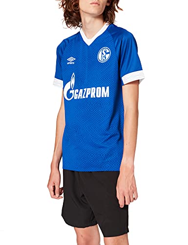 Umbro Herren FC Schalke 04 Heim 2018/2019 Teamtrikot, blau/Weiß, M von UMBRO