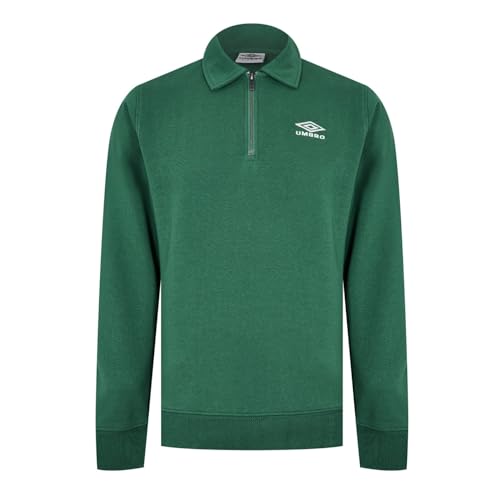 Umbro Herren Polo-Sweatshirt Pullover, grün, S von UMBRO