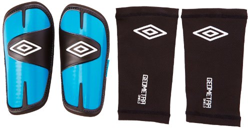 UMBRO Herren Protektoren Geometra Shield L Blau - Bleu Electrique/Noir/Blanc von UMBRO