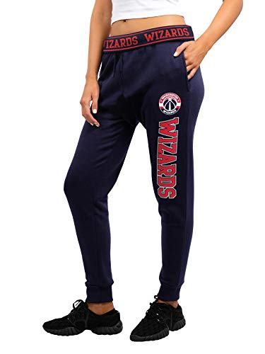 NBA Damen Jogger Pants Active Basic Fleece Sweatpants, Team Logo Dark, Damen, FFL3592F, Navy, X-Large von UNK NBA