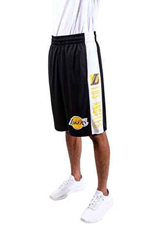 NBA Herren Basketball-Shorts Mesh Athletic Active, Herren, Mesh Athletic Active Basketball Shorts, schwarz, Large von Ultra Game