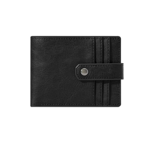 Brieftaschen für Herren - Dreifache Brieftaschen für Herren UK, RFID-Blockierung, Brieftasche mit Münzfach, 2 Geldscheinfächer, 9 Kartenfächer, 1 Ausweisfenster, Brieftasche für Herren mit Geschenkbox von UNOSEKS