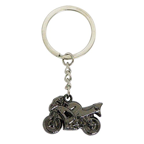 UOOOM 3D Metall Motorrad Schlüsselanhänger Vintage Motorrad Schlüsselanhänger (schwarz) von UOOOM