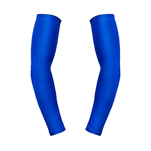 UPANBIKE Kompressions-Armstulpen, UV-Schutz, kühlend, Sonnenschutz, bequem, für Outdoor-Sportarten (1 Paar) (blau, XL) von UPANBIKE