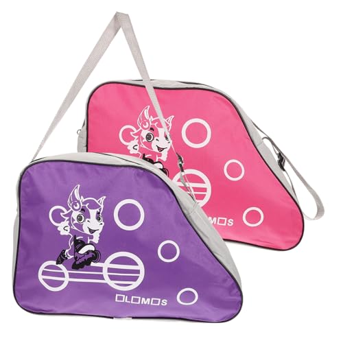 UPKOCH 2 Stück Teiliges Rollschuhtaschen Langlebigem Oxford Tragbare Skatetaschen mit Modischem Design zur Aufbewahrung Transport von Rollschuhen Eislaufschuhen und Zufällige Farbe von UPKOCH