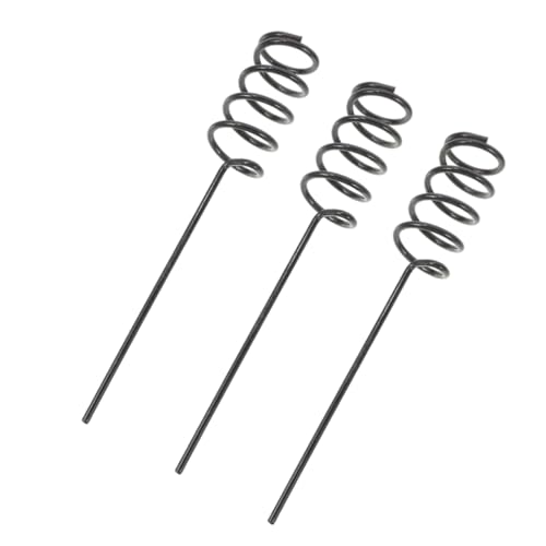 UPKOCH 3 Stück Spiral Rutenhalter Metall Tragbar Verstellbarer Halt Korrosionsbeständig Passend für Angeln Am See Fluss und Meerufer von UPKOCH