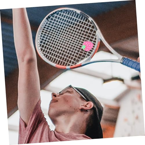 UPKOCH 3 Stück Teiliges Silikon Tennis Dämpfer Vibrationsdämpfer Stoßabsorption für Tennisschläger Leichte Mini Schockabsorber Schnelle Montage Geeignet für Tennisschläger Pinke von UPKOCH