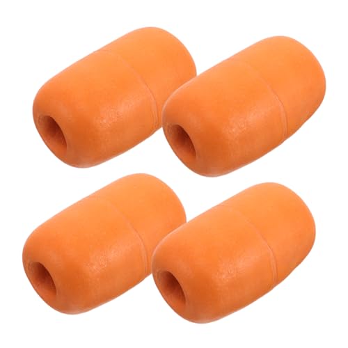 UPKOCH 4 Stück Schwimmkörper für Aquakultur Netze Orange Ovale Windresistent Stabiler Auftrieb Kompatibel mit Forellen und Meeresangeln Geeignet für Süß und von UPKOCH