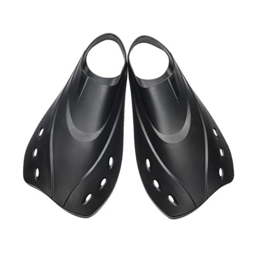 UPKOCH Verstellbare Kurze Schwimmflossen für Erwachsene TPR Schwimmflossen mit Offenem Zehenbereich für Training Schnorcheln Tauchen Geeignet Komfortabel Langlebig von UPKOCH