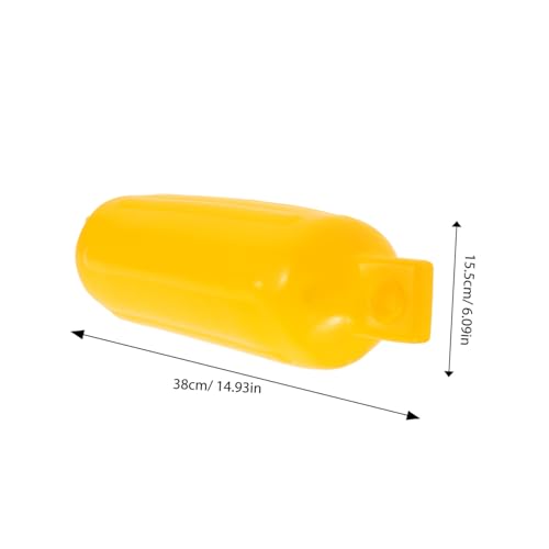 UPKOCH Yacht Docking Protector Aufblasbar Gelb PVC Anti UV Bootsstoßfänger für Jachten Boote Steg Anlegeball Leicht Tragbar Robust von UPKOCH