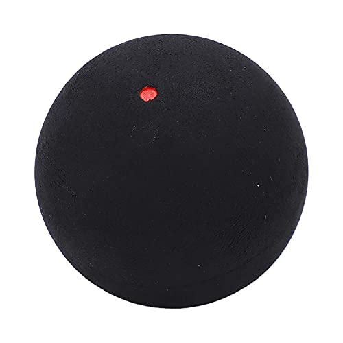 UPQRSG Squashball, 37 Mm Gummi Single Dot Squashschlägerbälle, Professioneller, Strapazierfähiger Single Dot Squashball für Anfänger Wettkampftraining, Outdoor Squashbälle Übungsausrüstung(Rot) von UPQRSG