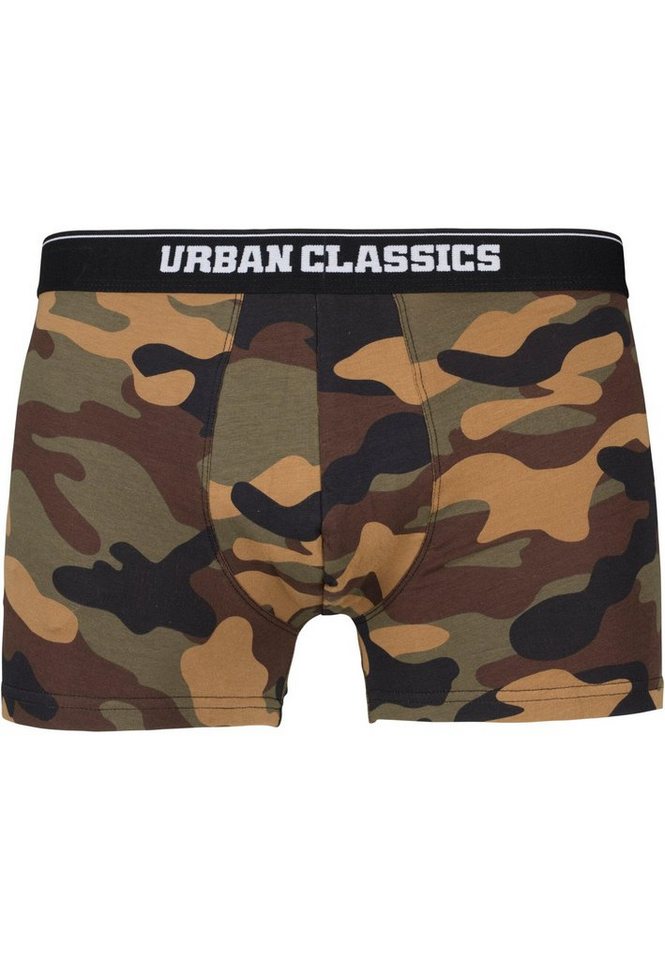 URBAN CLASSICS Boxershorts Urban Classics Herren 2-Pack Camo Boxer Shorts (1-St) von URBAN CLASSICS