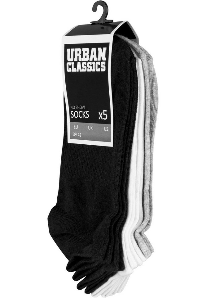 URBAN CLASSICS Strümpfe Urban Classics Unisex No Show Socks 5-Pack (1-Paar) von URBAN CLASSICS