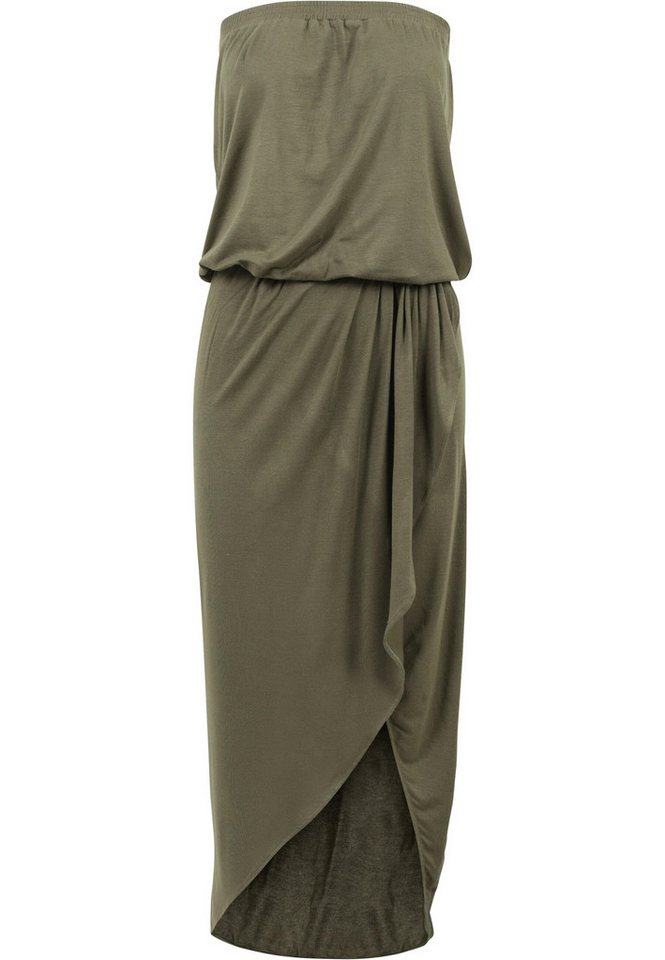 URBAN CLASSICS Shirtkleid Urban Classics Damen Ladies Viscose Bandeau Dress (1-tlg) von URBAN CLASSICS