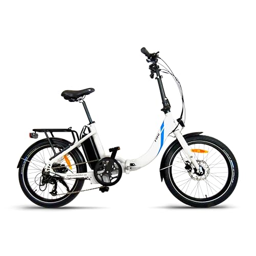 URBANBIKER Mini | Klapprad E-Bike | 100KM Reichweite | Weiß | 20" von URBANBIKER