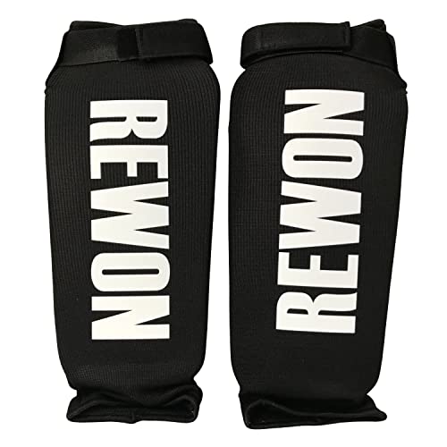 Rewon Gear Shin Guard Cotton for Kickboxing Training, Muay Thai and Training Pads, Cotton Shin Instep Foam Protection, Leg Foot Protector for Martial ... von URBANSBEE